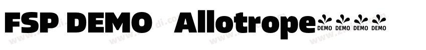 FSP DEMO   Allotrope字体转换